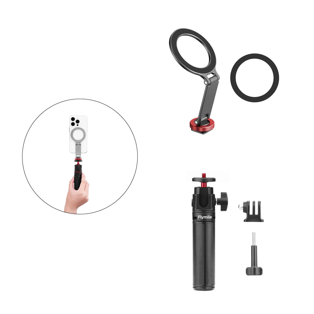 Compact Selfie Stick and Tripod for Compatible Cameras