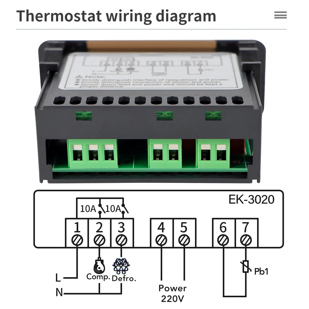 EK-3010 or EK-3030 Temperature Controller