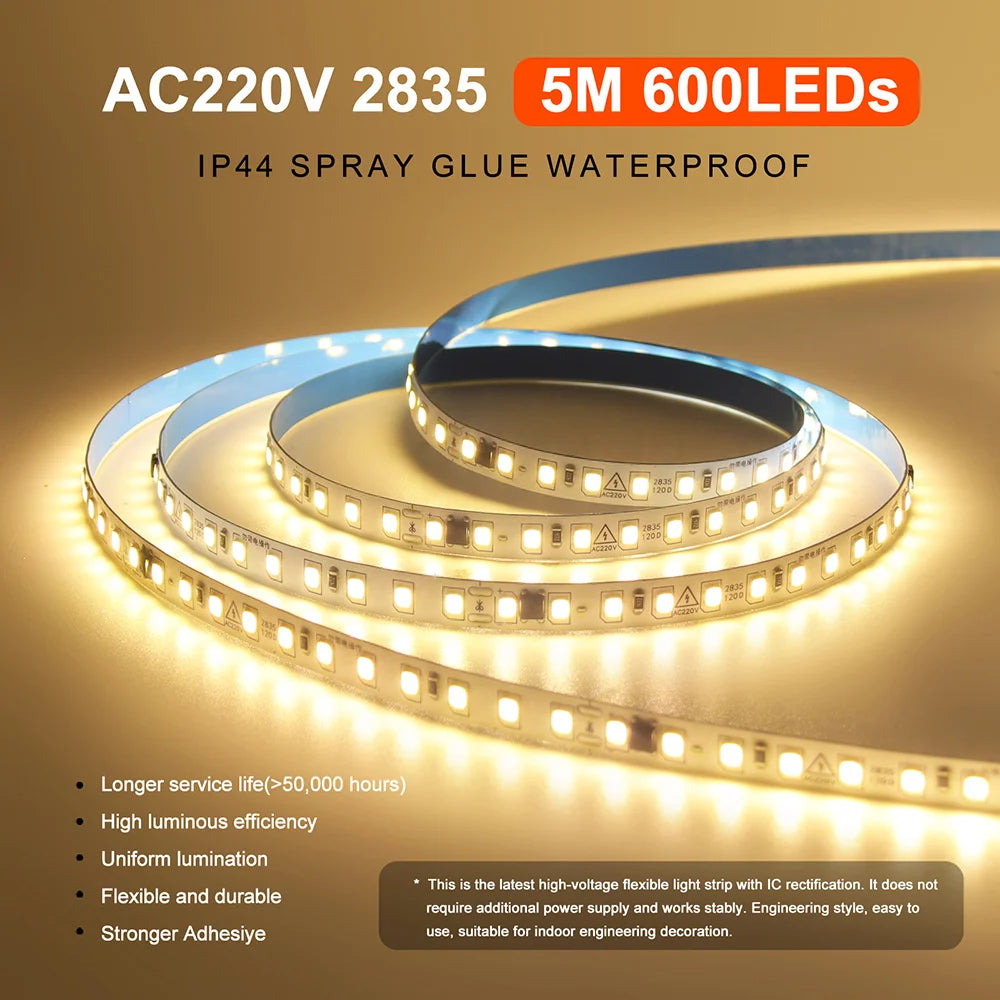 LED-list, 220-240 V, färg- och längdalternativ