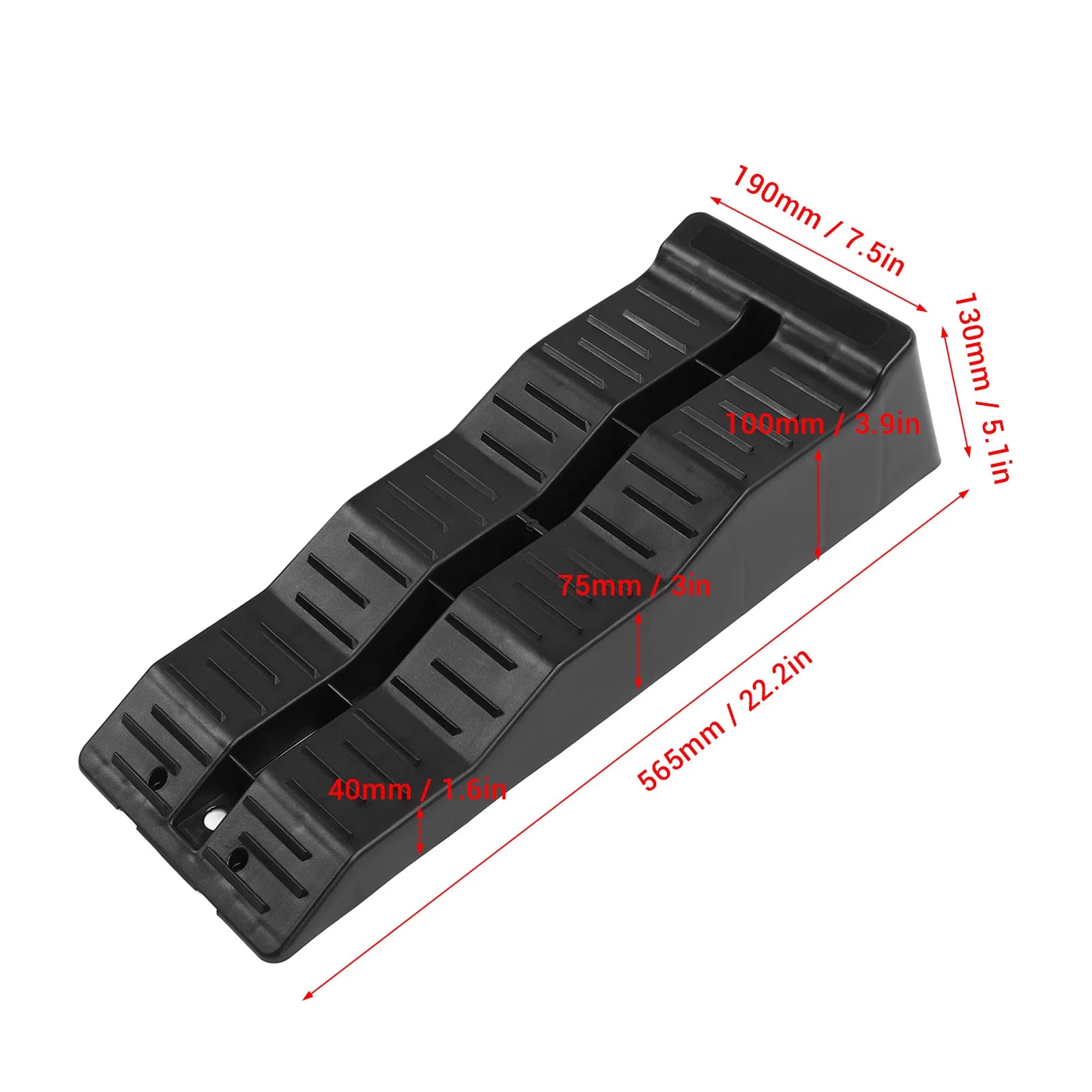 RV Leveling Ramps Blocks 3 Step 11000LBS Load Capacity RV Leveler Wheel Chock for Travel Trailer Campers Truck