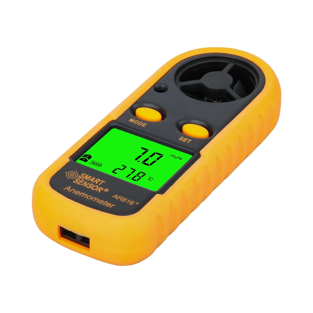 AR816+ Wind Speed and Temperature Meter