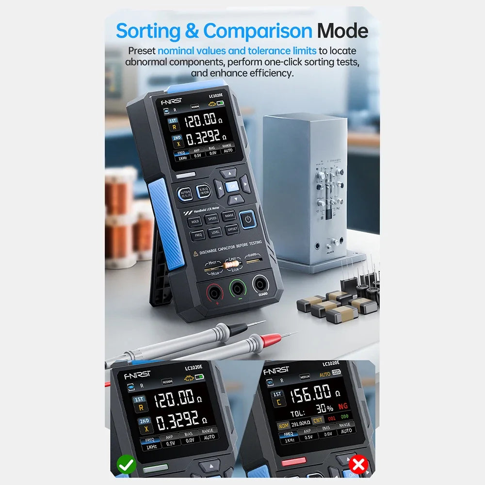 LC1020E Portable LCR and ESR Meter