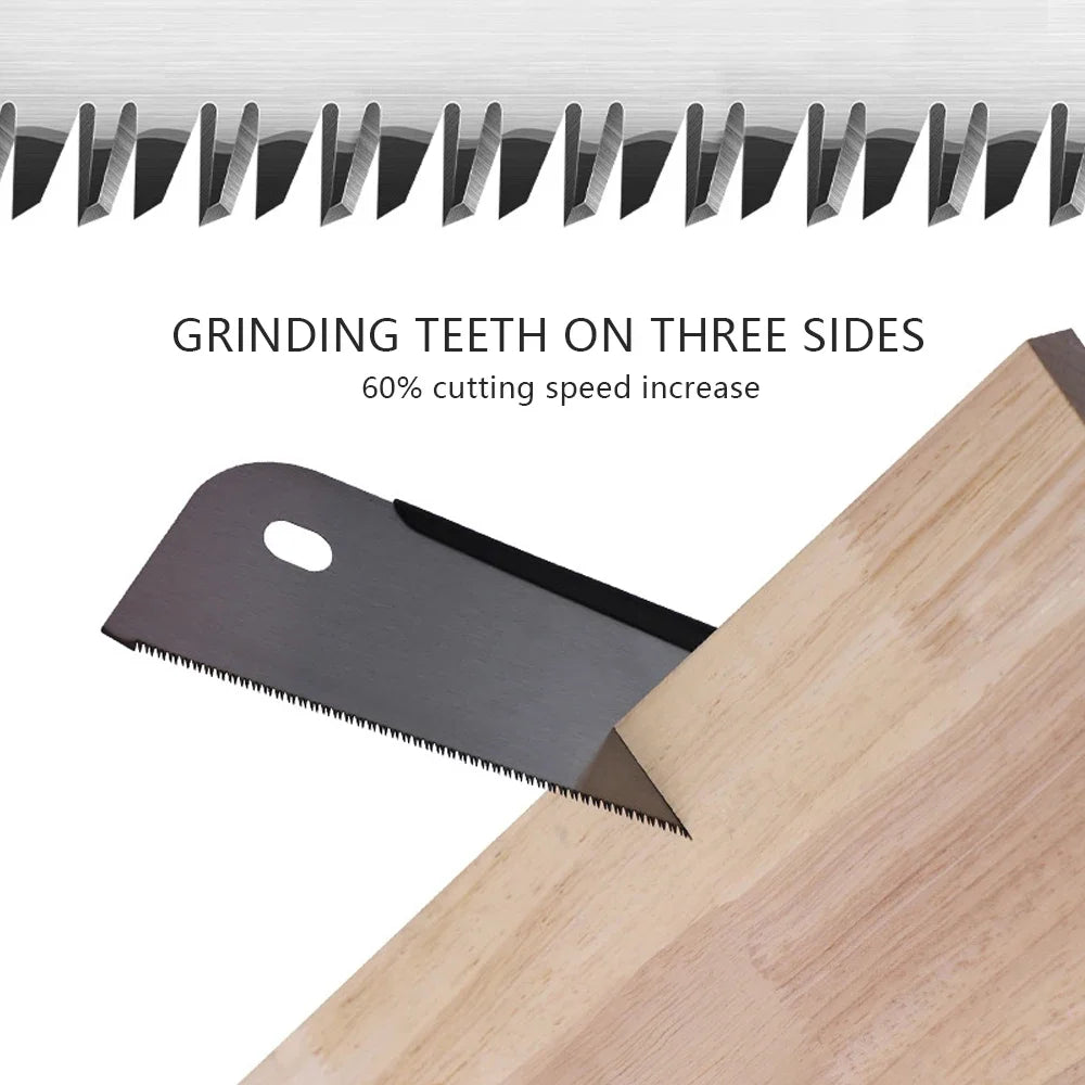SK5 Woodworking Pull Saw, Single- or Double-Edged Options