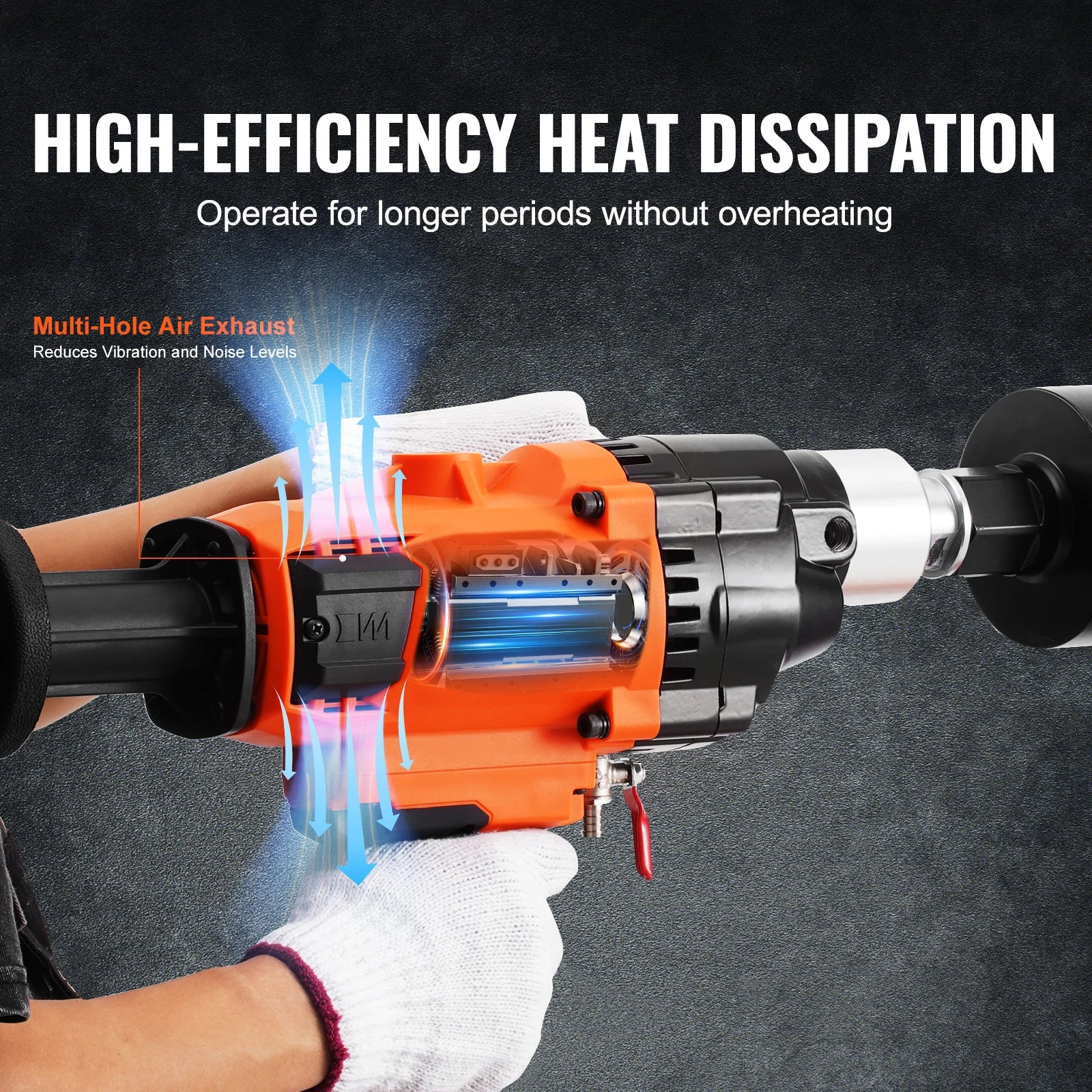 Handheld Core Drill Machine 2000W/2600W Wet & Dry Concrete Drill
