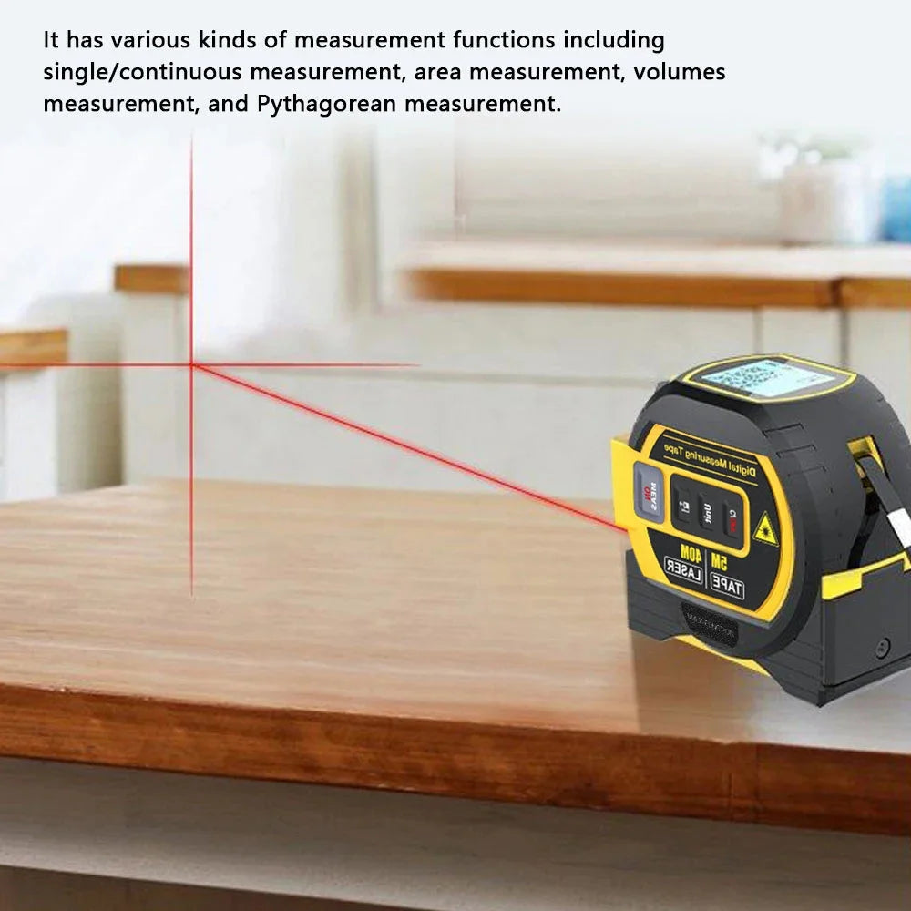 3In1 Laser Rangefinder Laser 40M / 60M Distance Meter Measuring Laser Tape Measure Digital Laser Rangefinder Scale Distance Area 