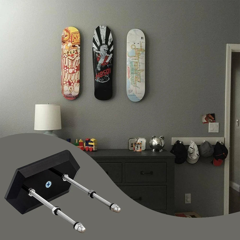 Acrylic Wall-Mounted Skateboard Display Rack