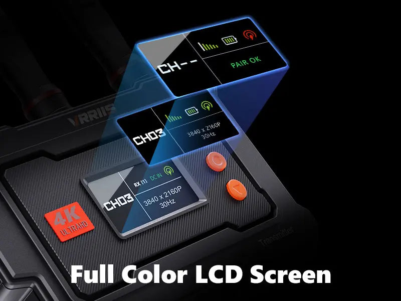 HDMI Ασύρματο Μετάδοση 4K Βίντεο Αποστάσεις 450M Ασύρματο Εκτεντής Κιτ Μεταδότες Δέκτης Βίντεο για Κάμερα Live Εκκλησία Οικία