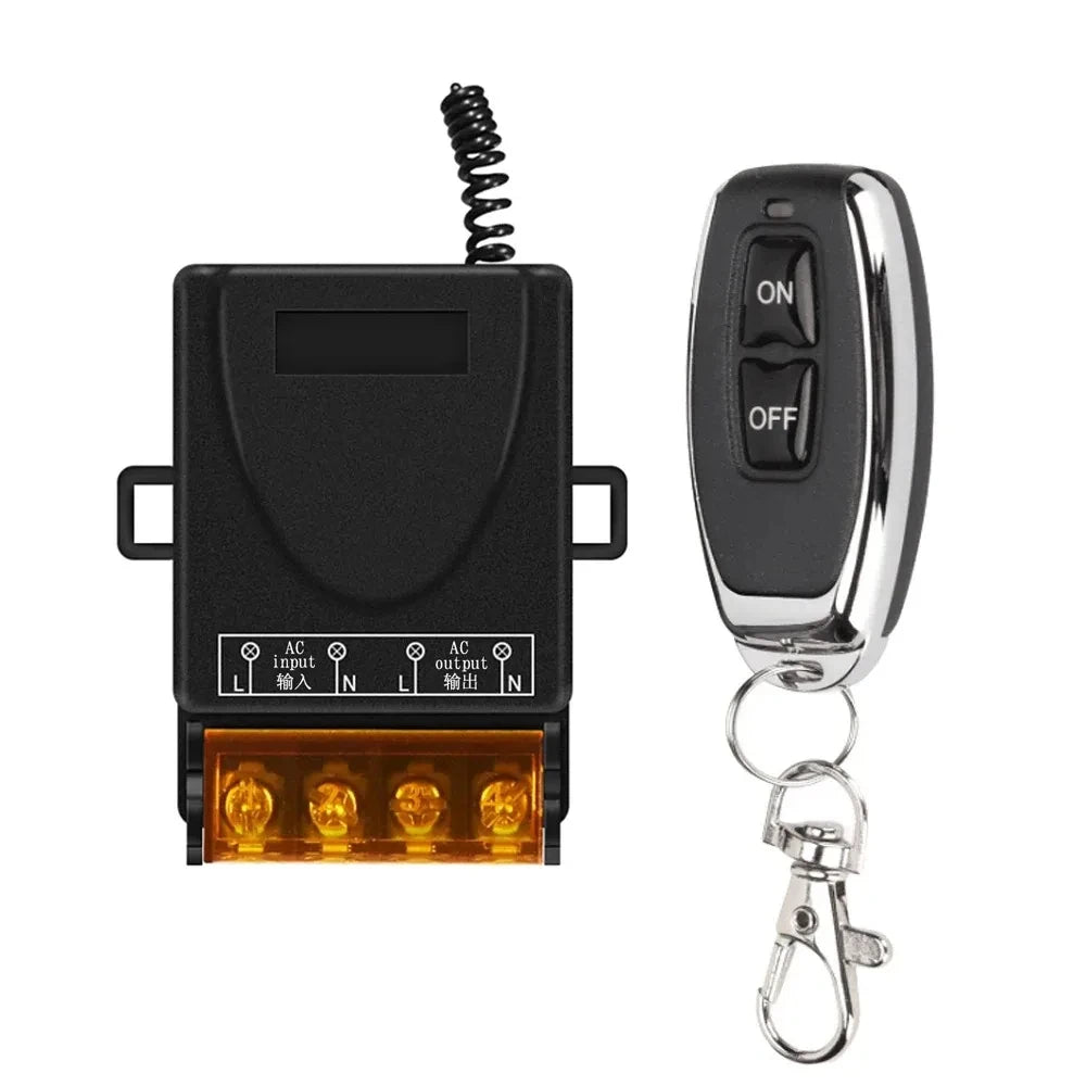 Ricevitore e trasmettitore per interruttore remoto a 433 MHz, CA 110–240 V