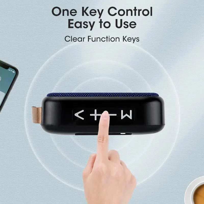 New Wireless  Speaker Outdoor Portable Subwoofer Mini Speaker Home Cloth Card Speaker 