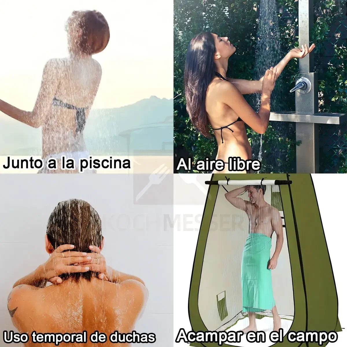 Portable Outdoor Camping Shower USB Rechargeable Electric Shower Pump