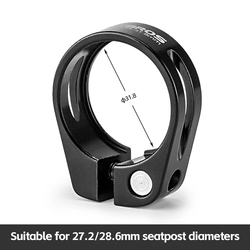 Quick Release Bicycle Seat Post Clamp Aluminum Alloy Bike Seat Clamp