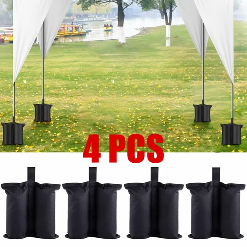 Équipement de camping Accessoires d’extérieur Gazebo Jardin Pieds Poids Sable Sac Marquee Tente étanche Ensemble d’accessoires de tente