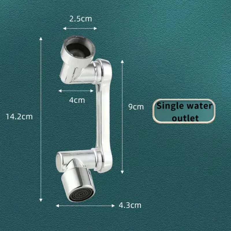 2pcs Faucet Extender, ABS Robotic Arm,Single Mode,1080° Rotating 