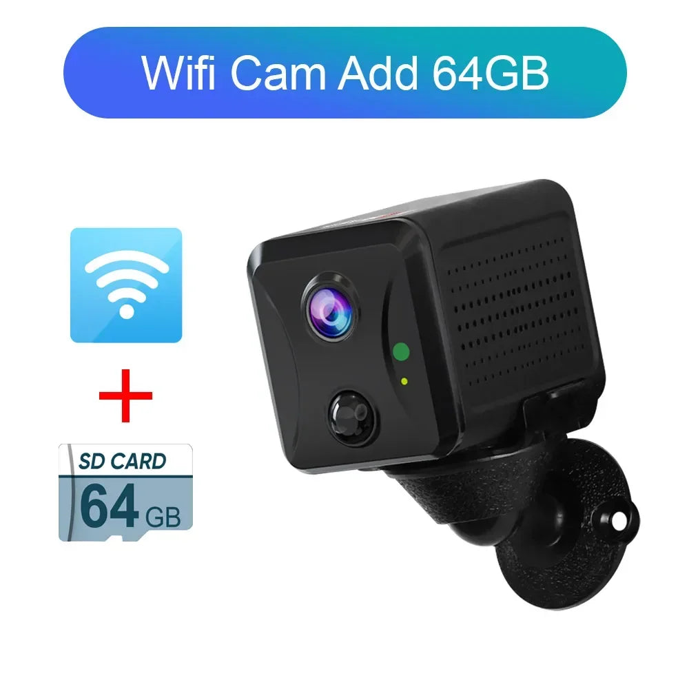 5MP minibatterikamera - Wi-Fi eller 4G-alternativer