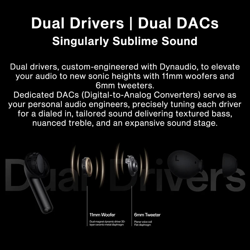 OnePlus Buds Pro 3 Bezdrátová sluchátka s potlačením hluku