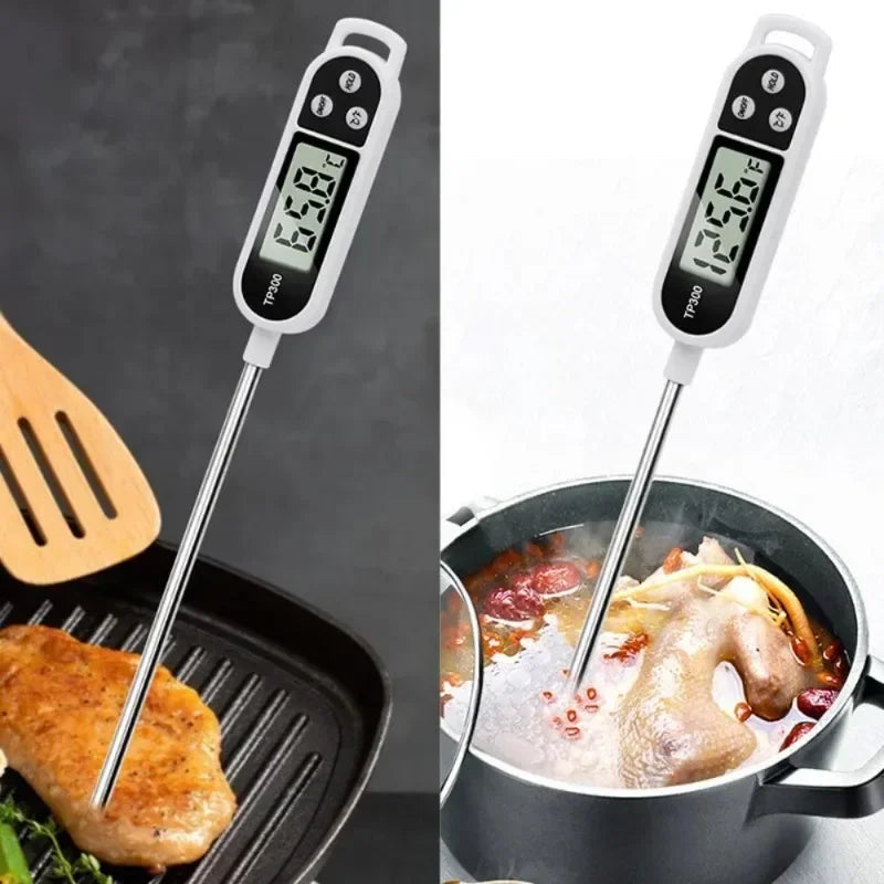 Food Thermometer TP300 Digital Kitchen Water Oil Thermometer for Meat Cooking Food Probe BBQ Electronic Oven Kitchen Tools 