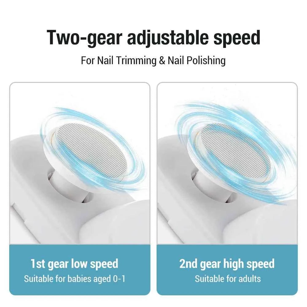 Rechargeable Electric Nail Clipper with Light