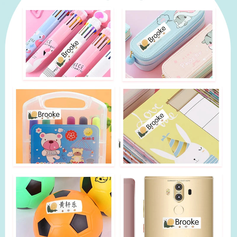 Personalized Name Labels – Style and Pack Options