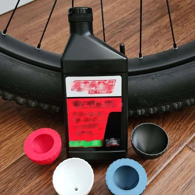 Schrader-ventil tublöst däck sealant-funnel