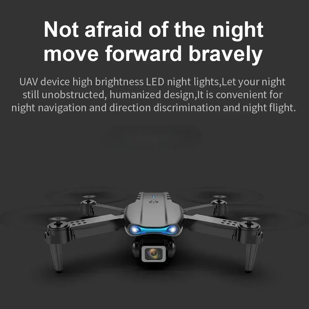 New E99 RC Drone 4K Professional Wide Angle Dual HD Camera 5G WIFI FPV Foldable Height Hold RC Helicopter
