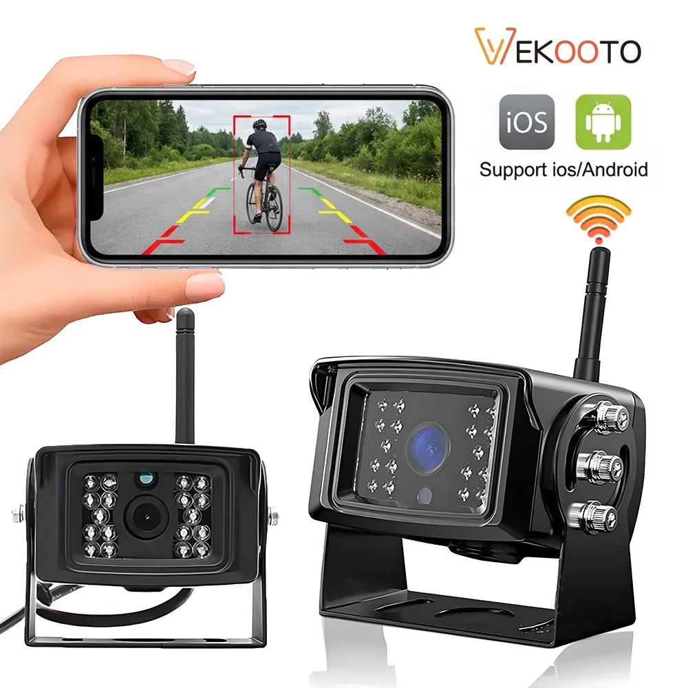 5G WiFi Truck Backup Camera 720P Night Vision for RV Bus Trailer