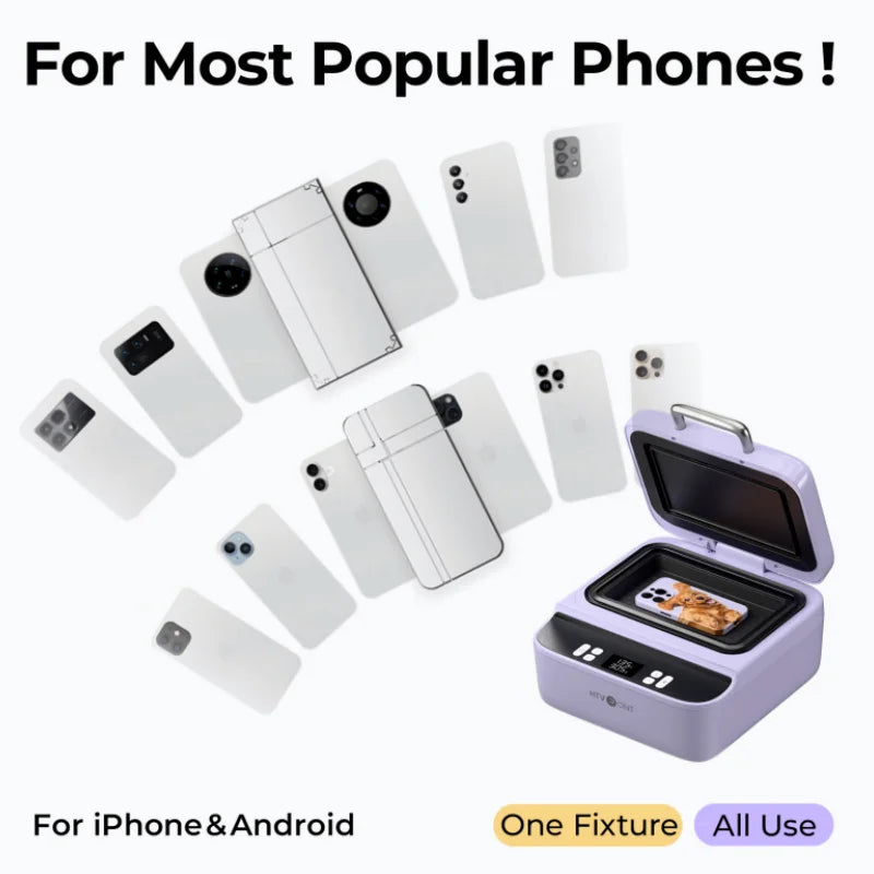 Phone Case Heat Press H17 – 3D Vacuum Transfer for iPhone & Android