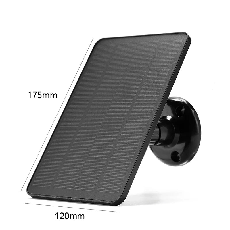 10W 5V Solar Panel Micro Type-C Outdoor Solar Cells Charger Solar Panels for Security Camera Small Home Light System 