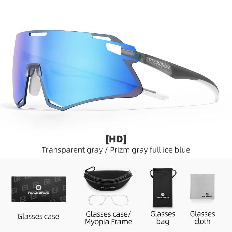 Photochromic Cycling Glasses with TR90 Frame