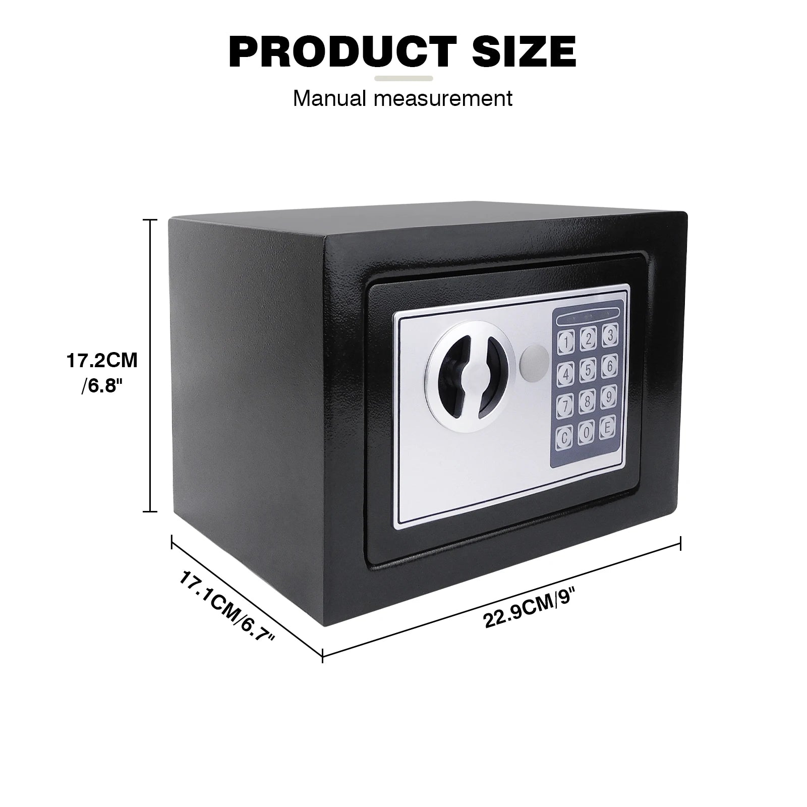 DayPlus Electronic Digital Safe Box for Home, Office & Hotel