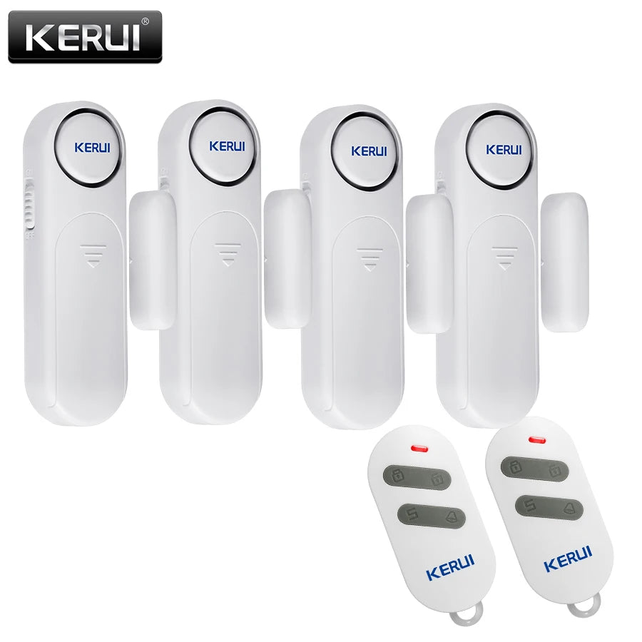 KERUI D121 Wireless Door Window Magnetic Sensor Alarm 120dB Anti-theft 300ft Remote Control Detectors Home Security Alarm System 