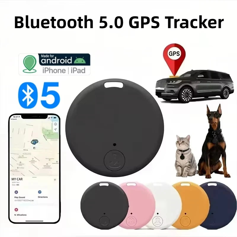 Bluetooth 5.0 Mini GPS Anti‑Lost Tracker Smart Locator Finder Device For Pets Elderly Kids Wallet Bag Car Item Tracking Tool Support IOS Android System