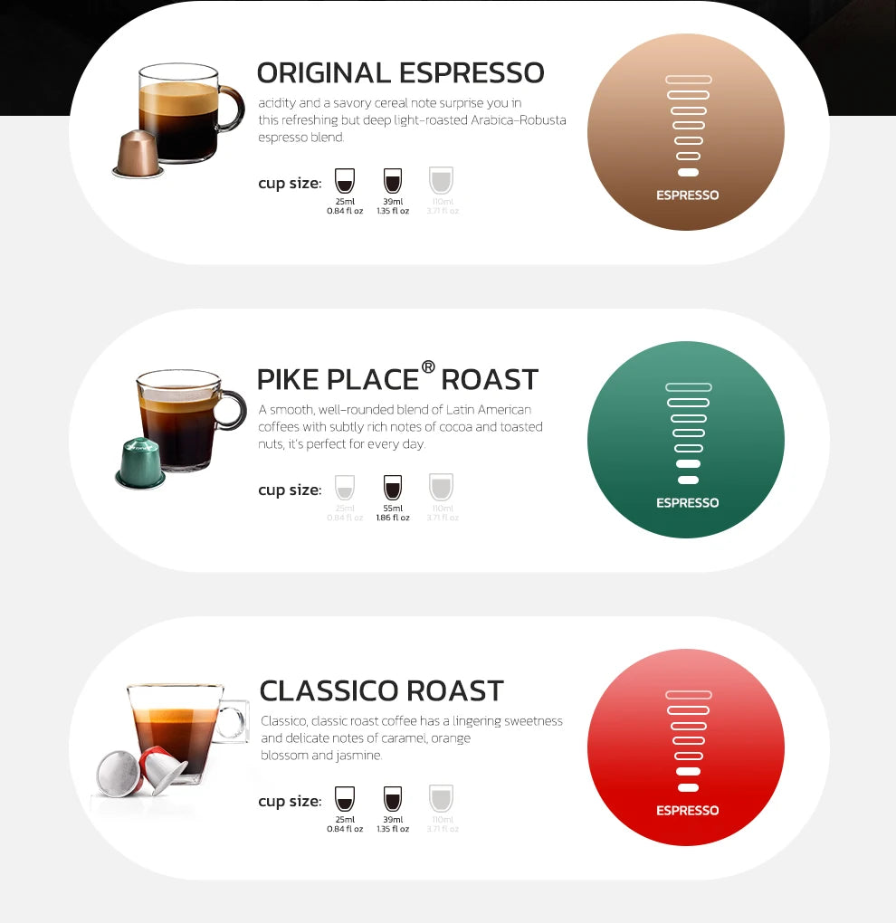 HiBREW 6‑in‑1 Capsule Coffee Machine for Hot & Cold Espresso