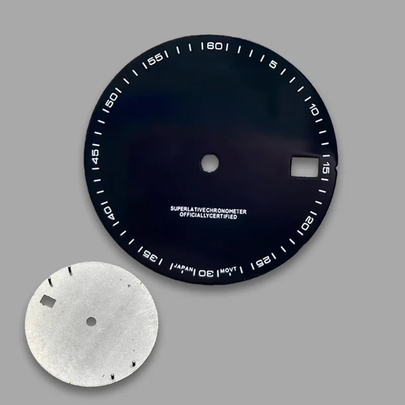 28.5mm Blue Gold Sand Dial for NH35 NH36 Watch Mods