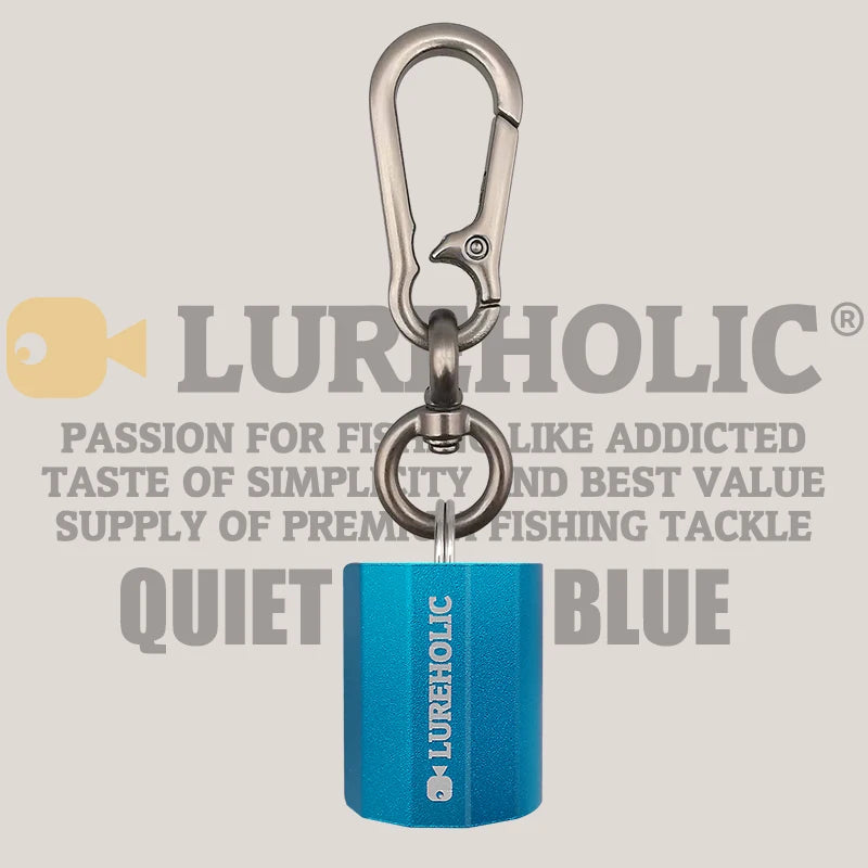 LUREHOLIC stangholder, ultralet og nem at bære, af aluminiumslegering, til fiskestang med agn