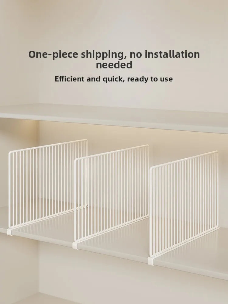 Adjustable Metal Wardrobe Shelf Dividers