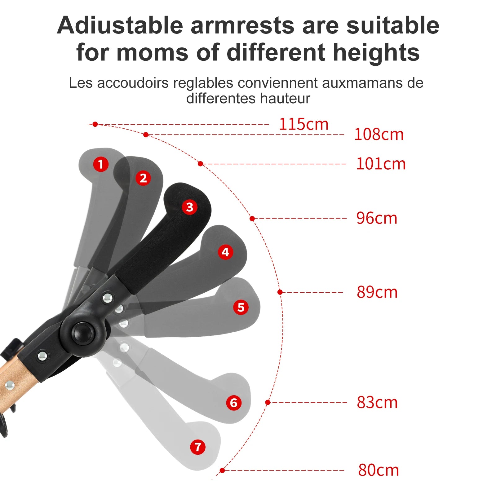 Baby Stroller 3‑in‑1 Lightweight Multifunction Carriage for Newborns