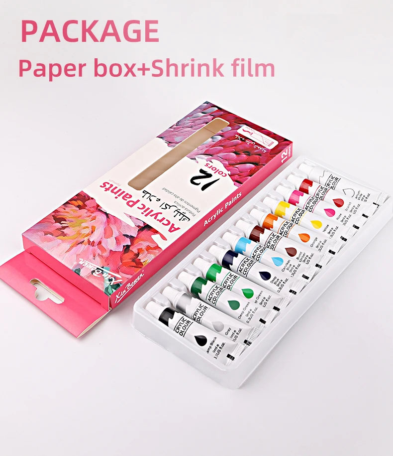 9mL Acrylic Pigment Set for Student Art & Graffiti Painting