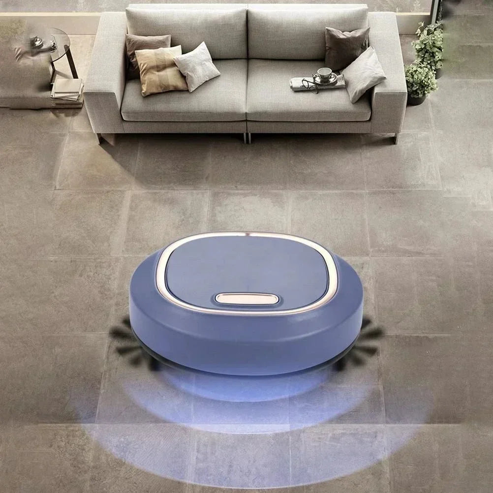 Mini Robot Vacuum Cleaner 3-in-1 Sweep Mop Quiet Cleaning