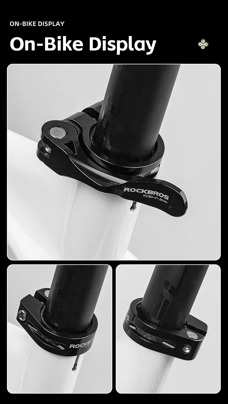 Quick Release Bicycle Seat Post Clamp Aluminum Alloy Bike Seat Clamp