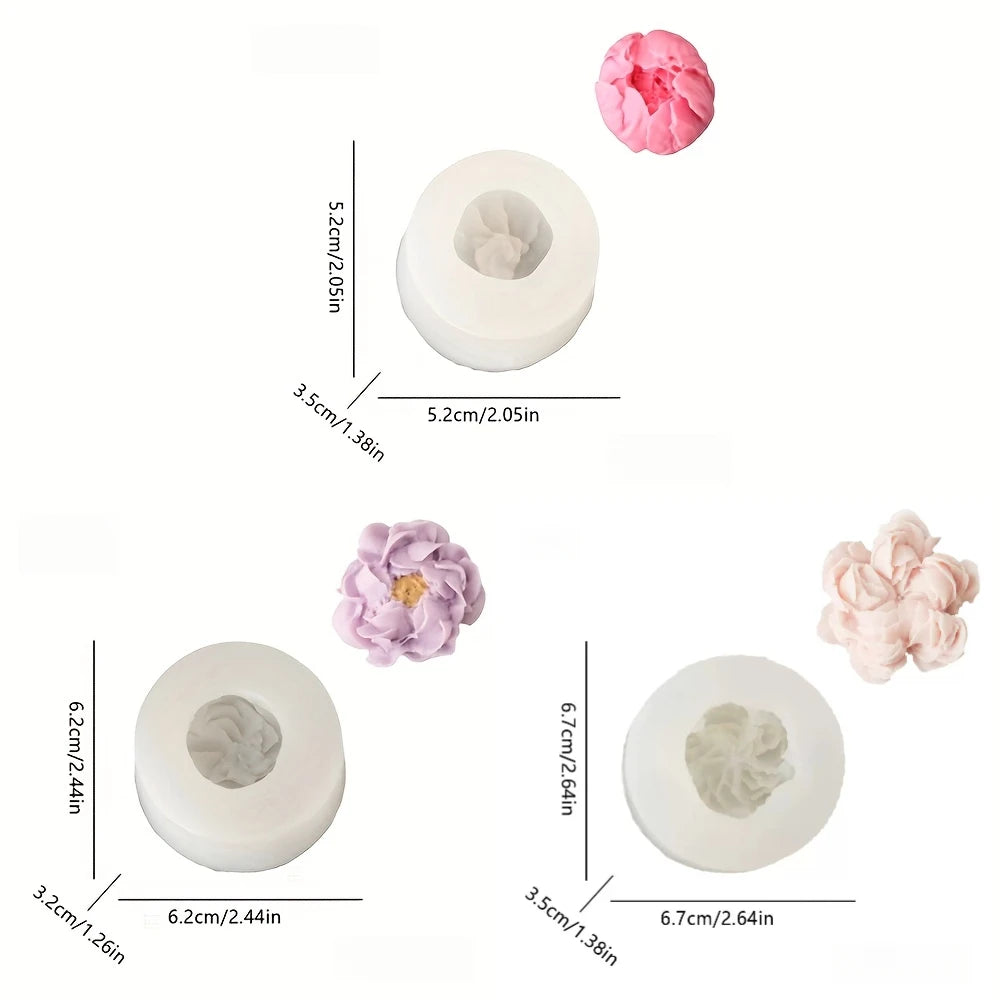 Forma silikonowa z wzorem vintage kwiatów do rękodzieła DIY