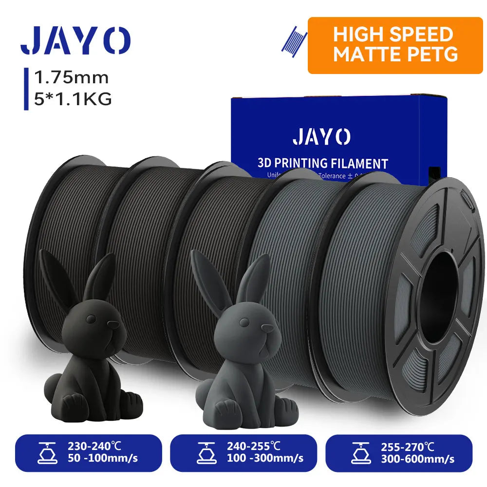 High Speed PETG Filament 1.75mm Matte 3D Printing Material