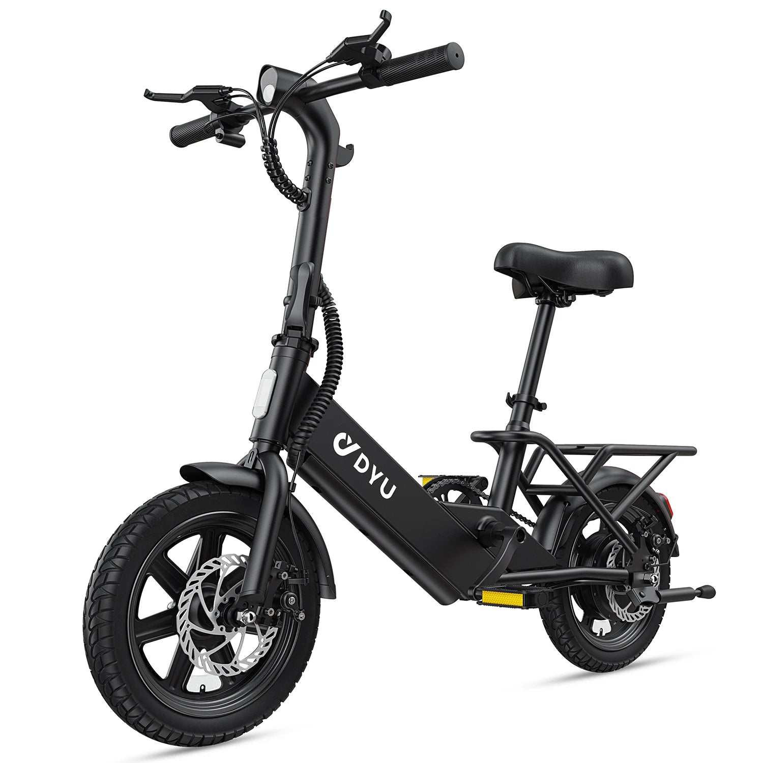 DYU C3 14" hopfällbar elcykel 36V litiumbatteri kompakt elcykel