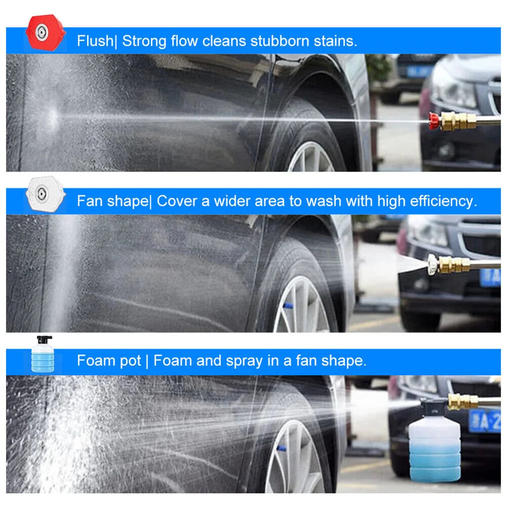 700W 30BAR Cordless Car Wash Water Gun 20000mAh High Pressure Cleaner Washer Spray Water Cleaning Machine for Makita 18V Battery 