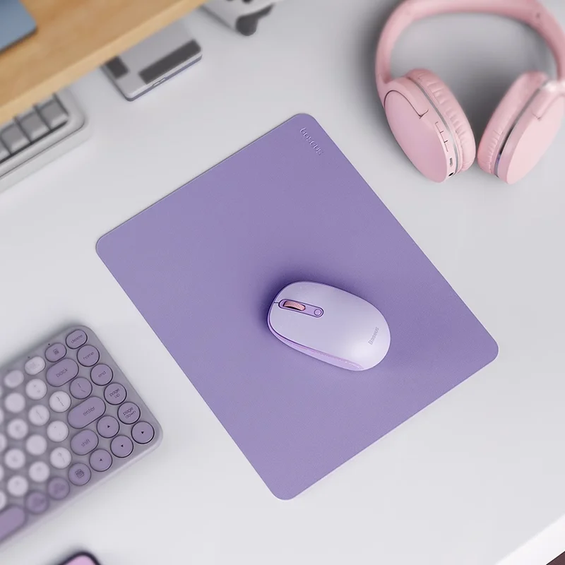 Mouse pad Baseus din piele PU, 26*21cm, impermeabil, antiderapant, pentru birou, PC, gaming și accesorii pentru computer desktop