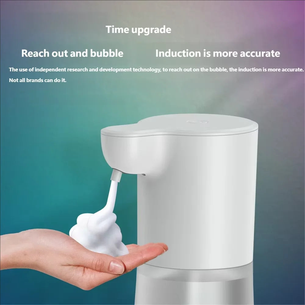 Inteligentný senzorový automatický dávkovač mydla 600 ml USB nabíjateľný bezdotykový pena dávkovač