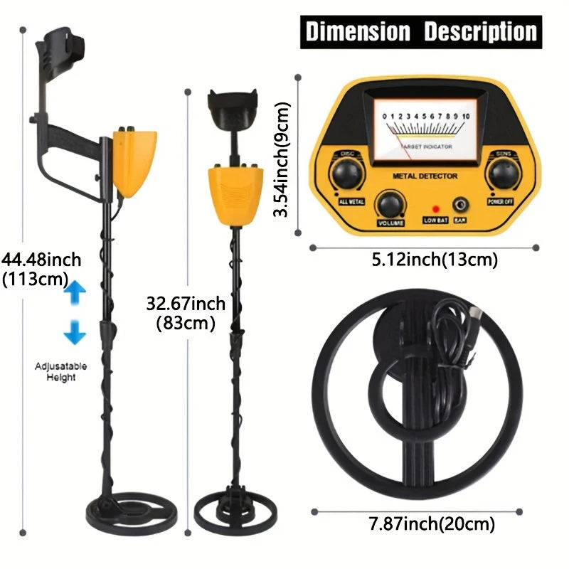 Détecteur de métaux de recherche au sol MD-5090