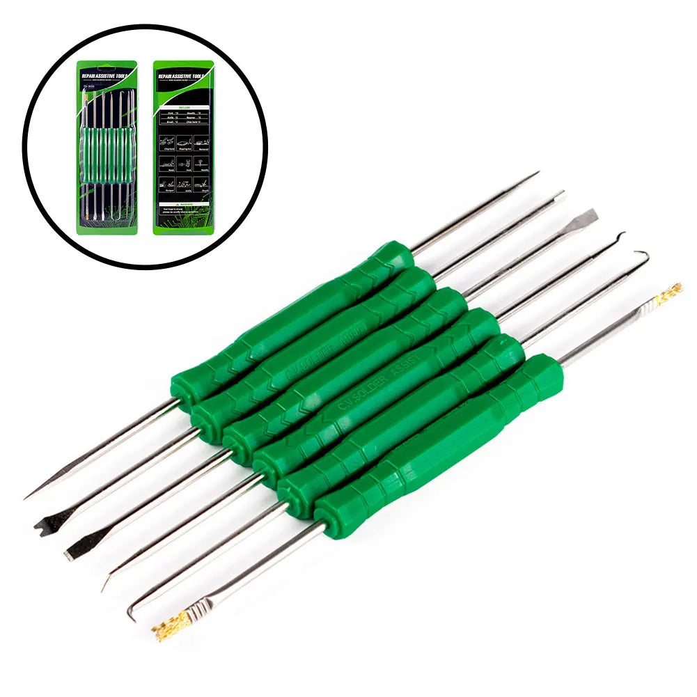 Six-Piece PCB Soldering Assistance Tool Set