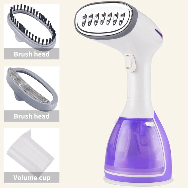saengQ Handheld Garment Steamer 1500W Electric Household Fabric Steam Iron 280ml Portable Vertical Fast-Heat For Clothes Ironing 