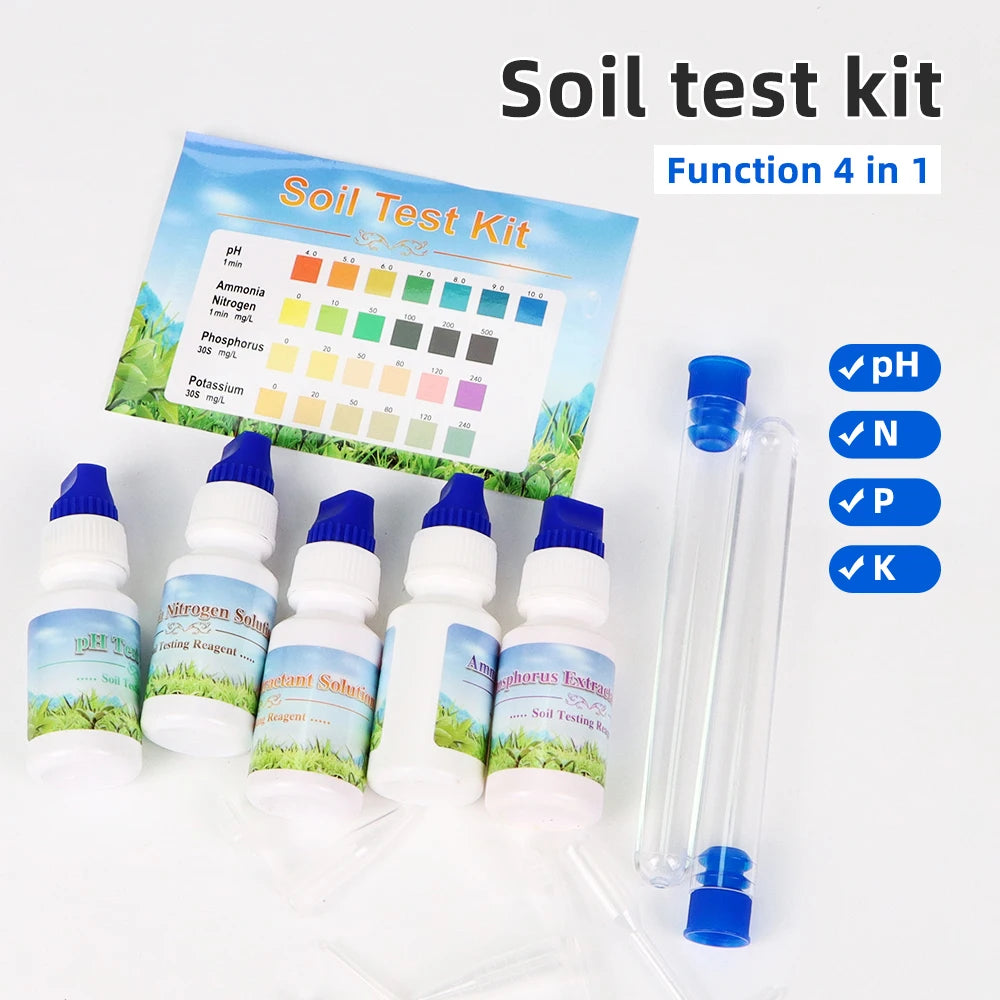 Kit de test de réactifs pour pH du sol et NPK