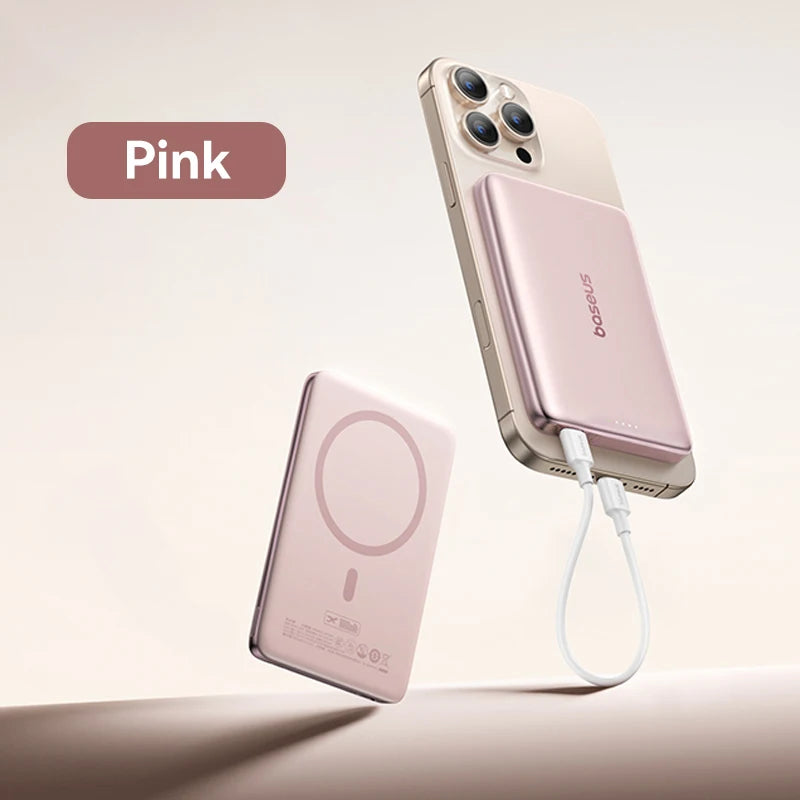 Baseus Magnetic Power Bank 5000mAh/10000mAh PD 20W/27W Card-Sized